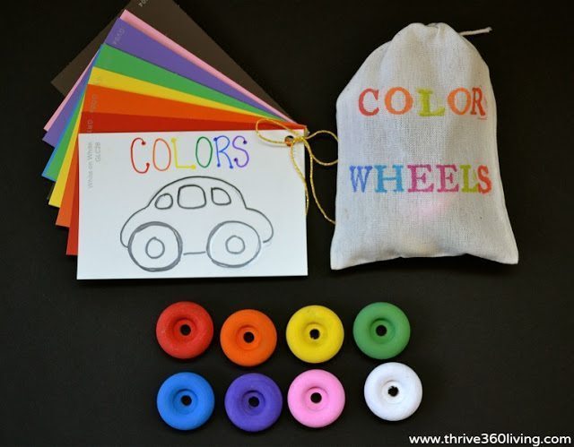 Color Wheels Game for Toddlers