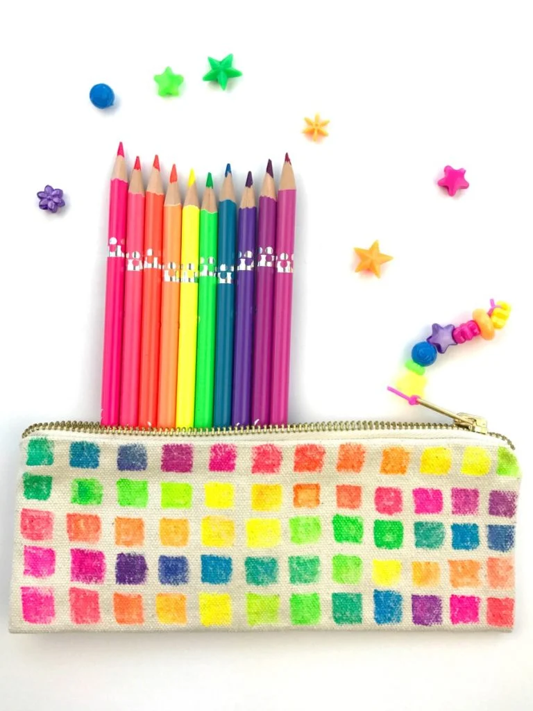 DIY Pen & Pencil Pouches Canvas Bags