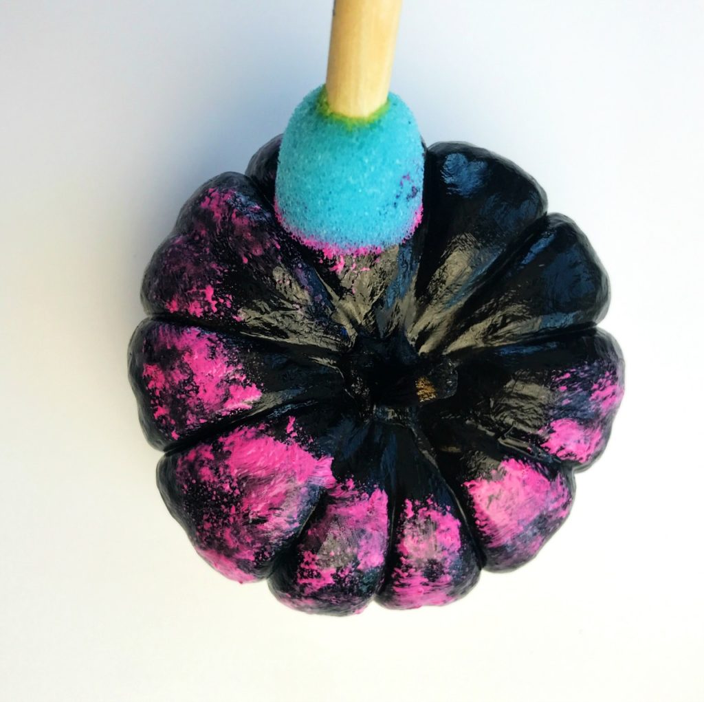 How to make a galaxy painted pumpkin
