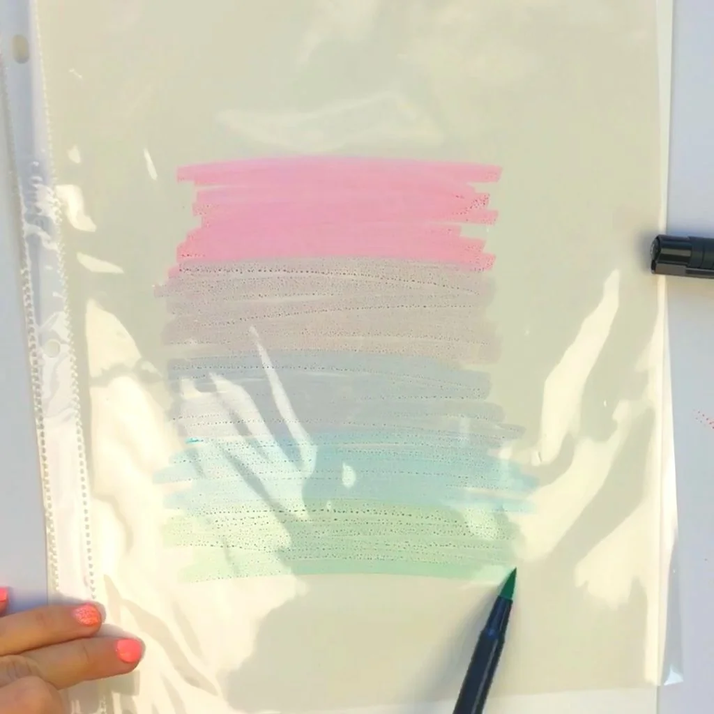 Watercolor Mandala Background Using Tombow Brush Pens