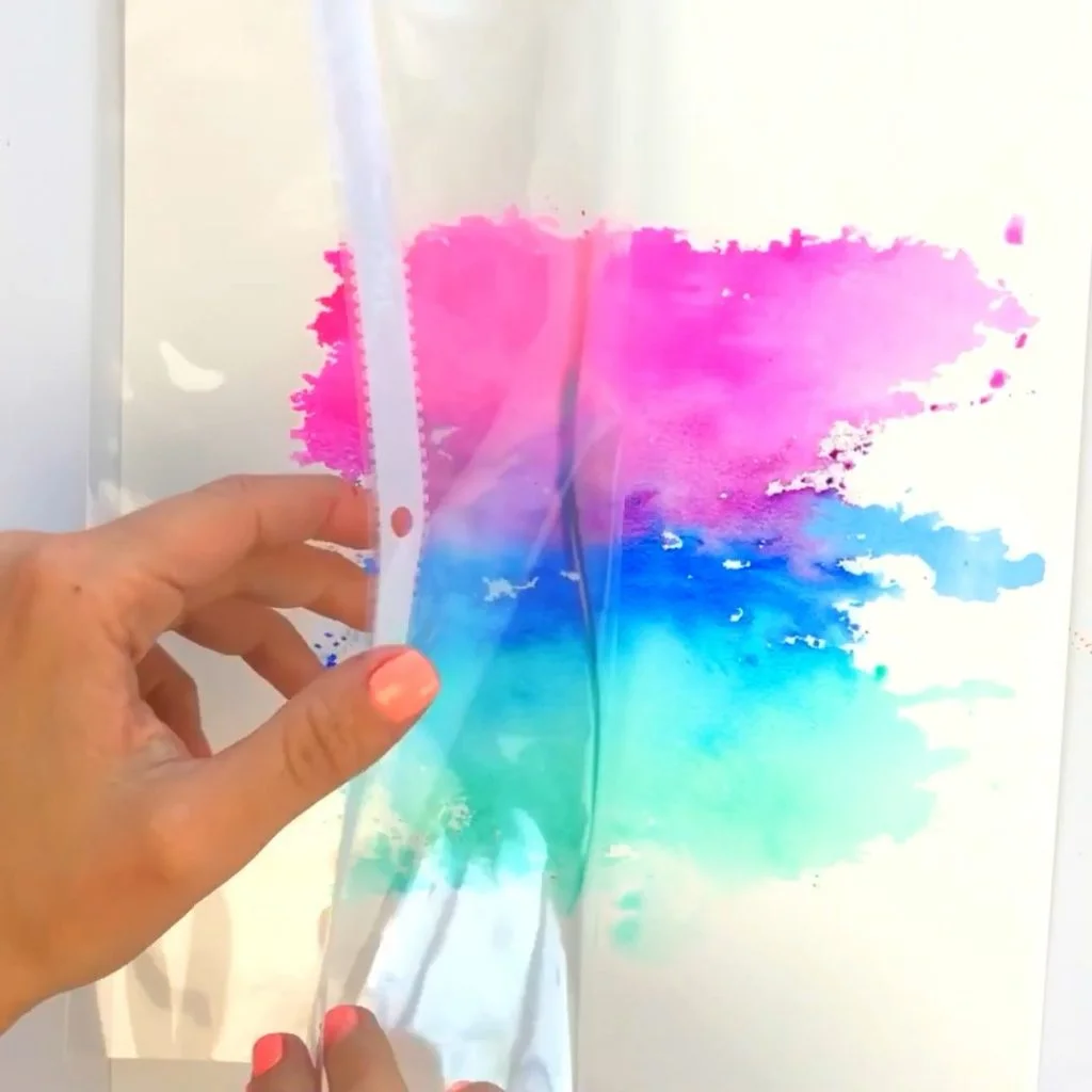 Watercolor Mandala Background Using Tombow Brush Pens