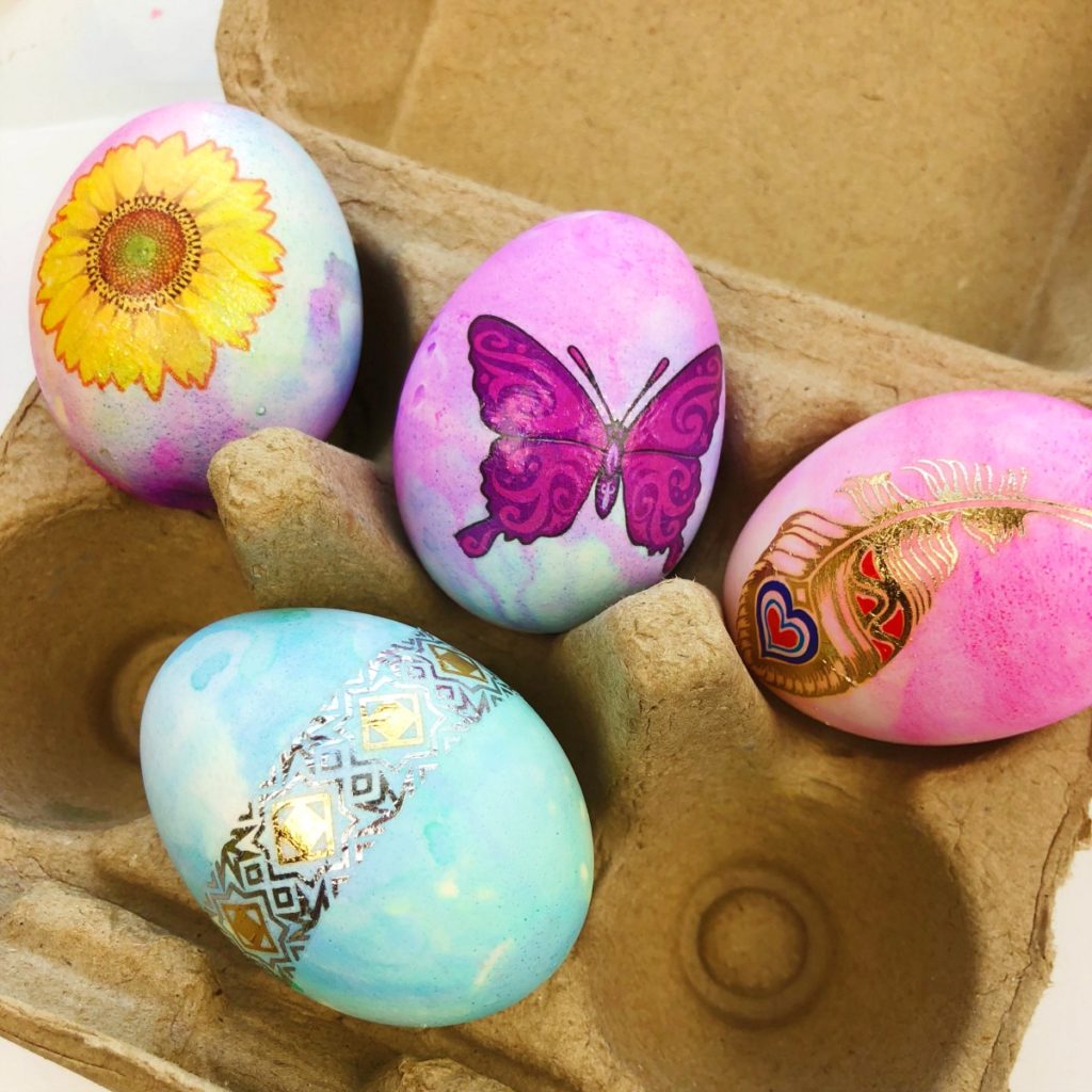 Temporary Tattoo Easter eggs 