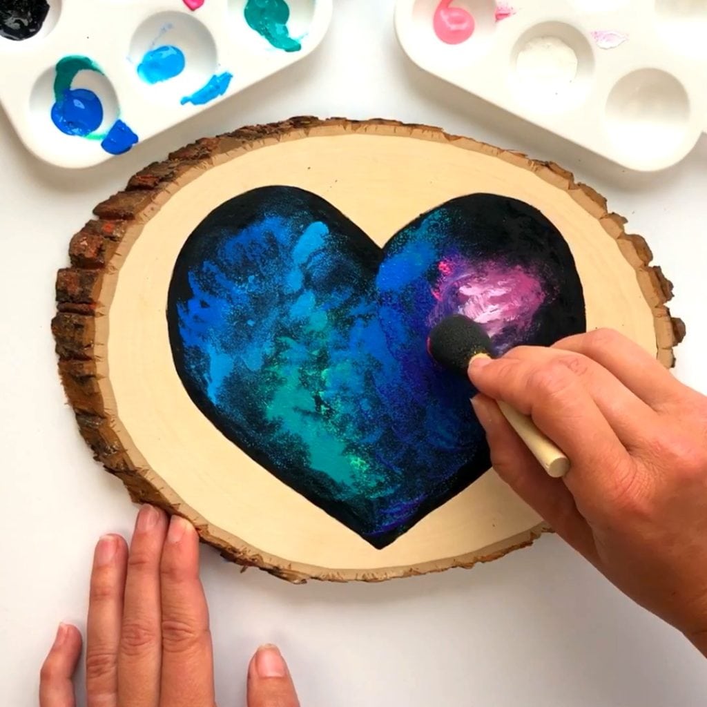 Handmade Father's Day Gift Galaxy Painting Art