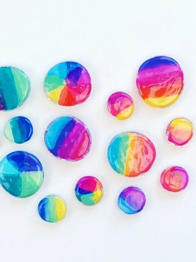 DIY Glass Cracked Gems and Stones Jewelry Story