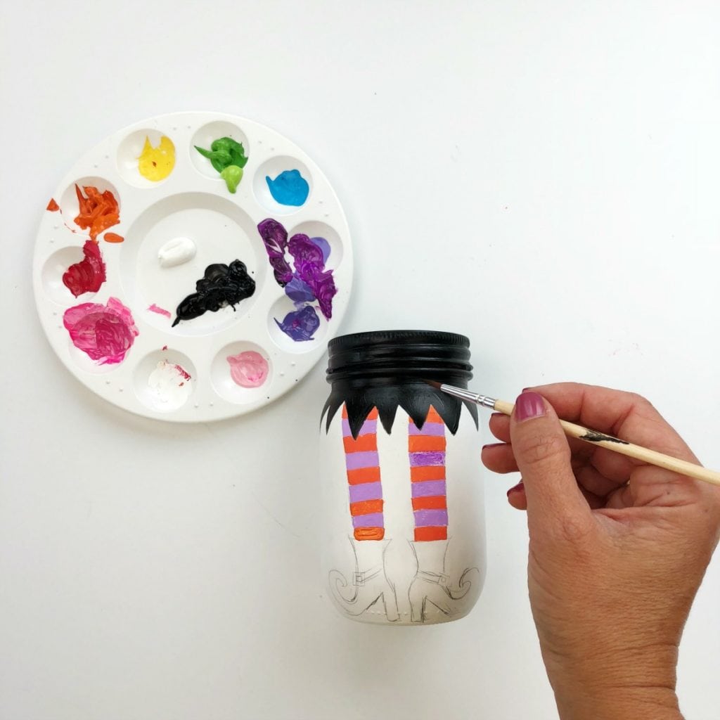 Halloween Mason Jars Craft • Color Made Happy