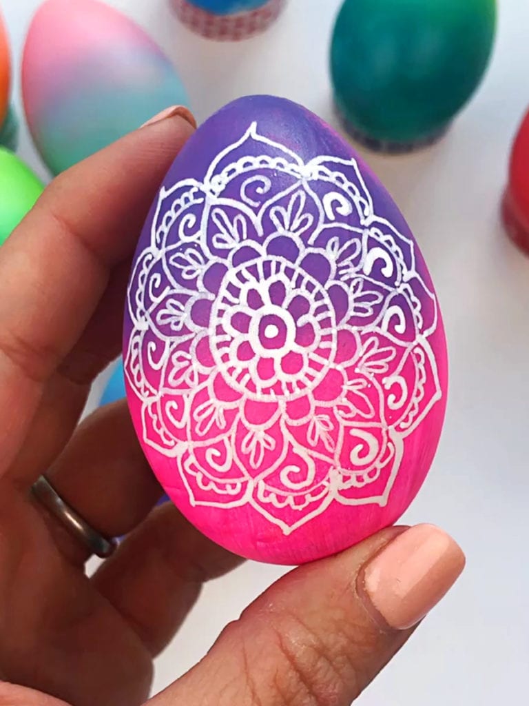 Ombre Easter eggs