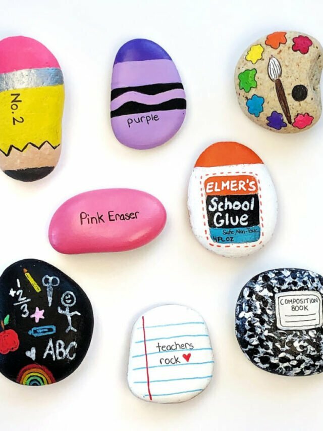 Painted Rock Ideas – Back to School
