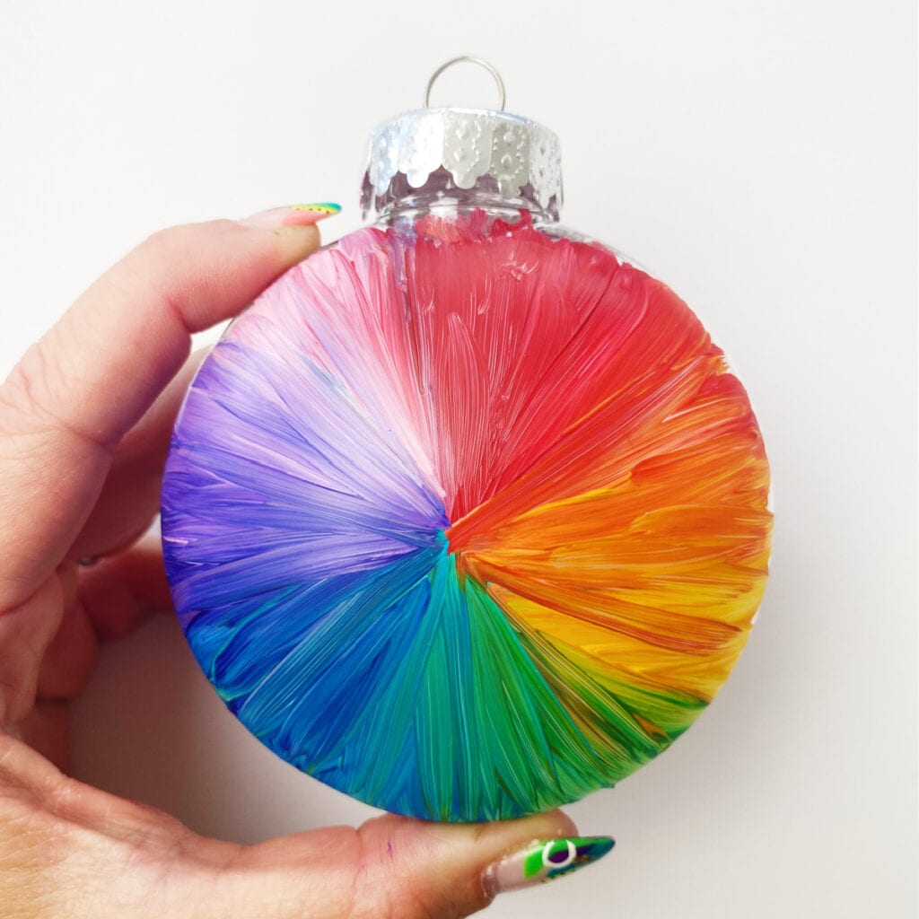 DIY Hand Painted Ornaments