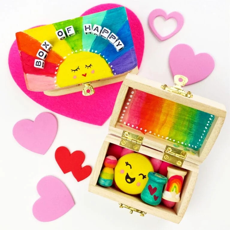 DIY Painted Box – Box of Happy