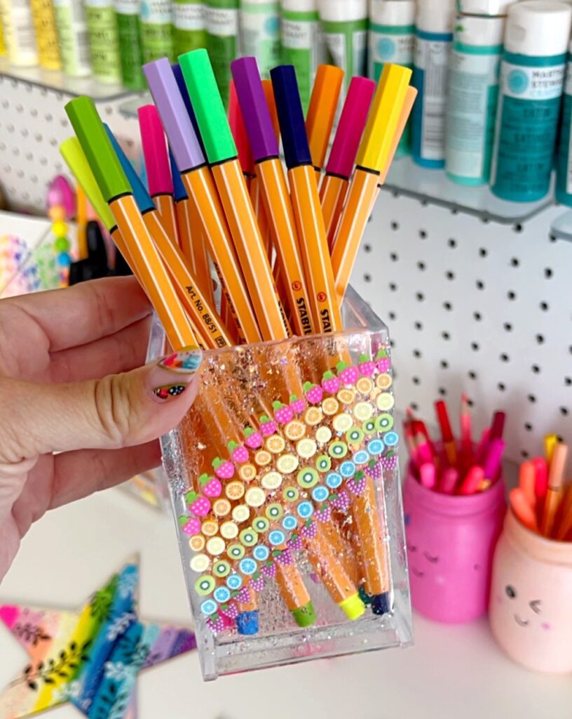 DIY Pen and Pencil Storage for Craft Room 
