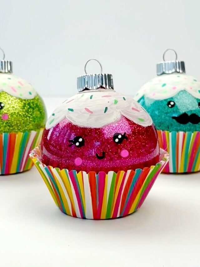 Cupcake Ornament DIY Story