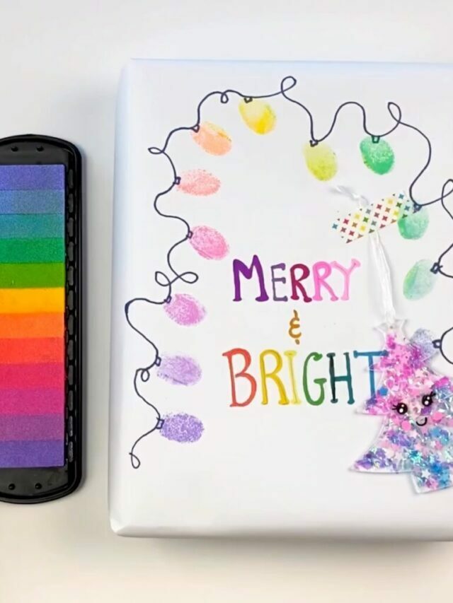 DIY Christmas Wrapping Paper Story