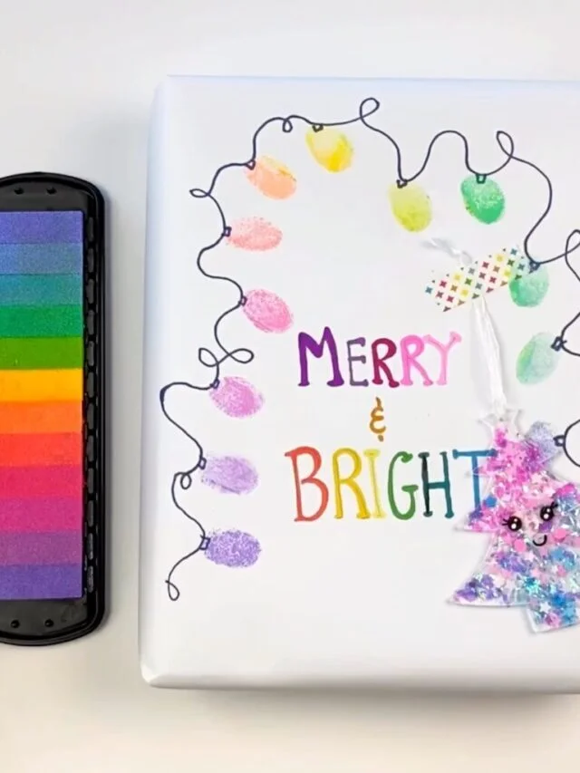 DIY Christmas Wrapping Paper Story