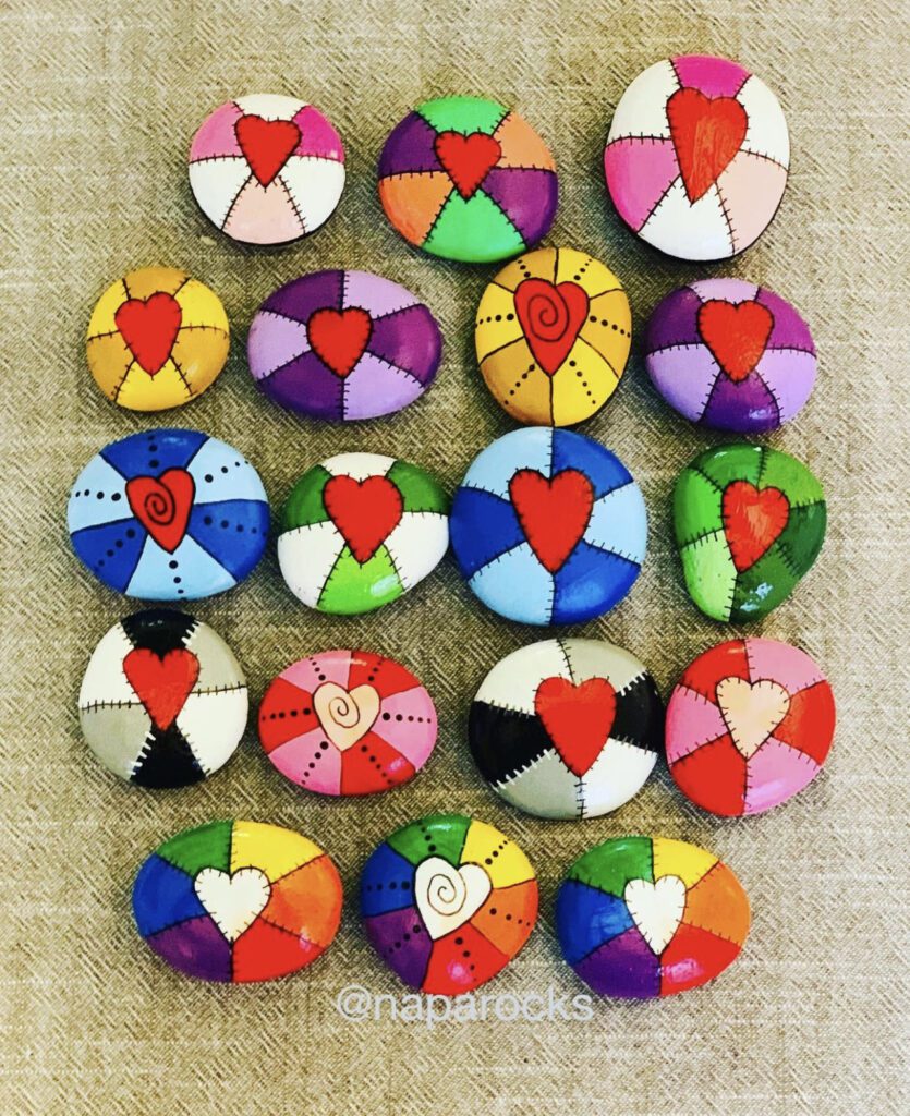 Valentine's Day Rock Painting Ideas