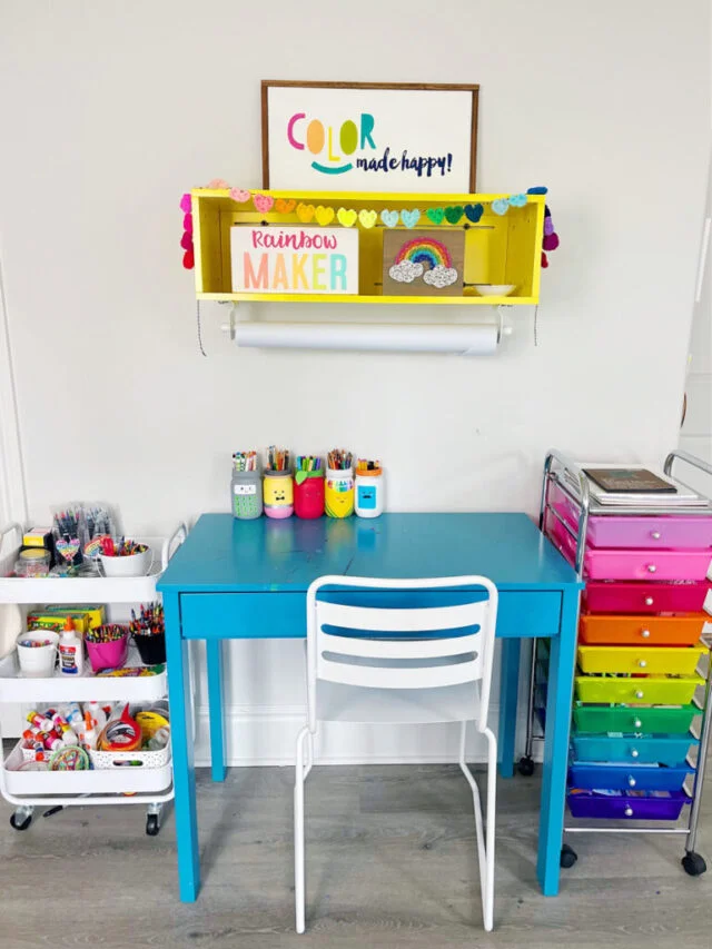 Craft room organization
