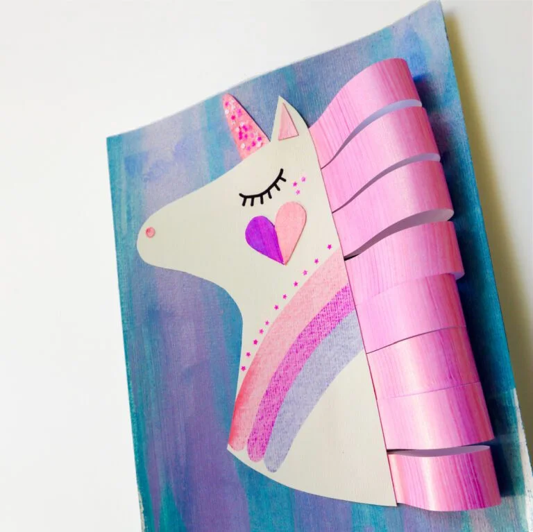Printable Unicorn Craft for Kids – Free Unicorn Template