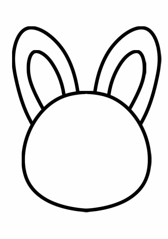 Drawing a bunny head the easy way