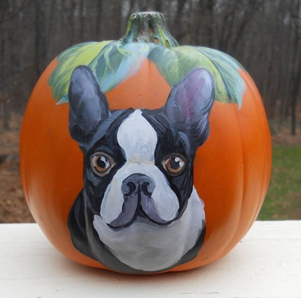 Dog pumpkin