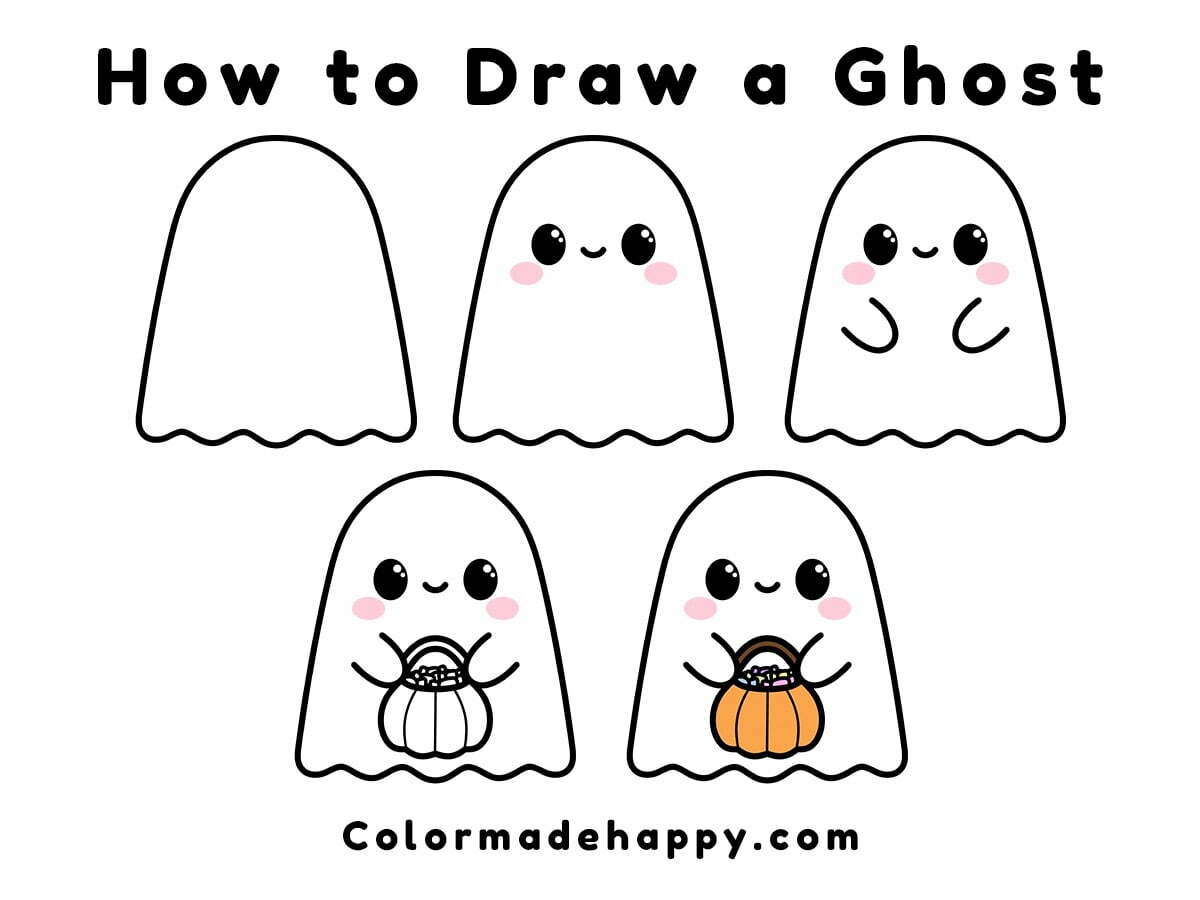 15 Ghost Drawing Ideas How To Draw A Ghost 15 Ghost Drawing Ideas How To Draw A Ghost
