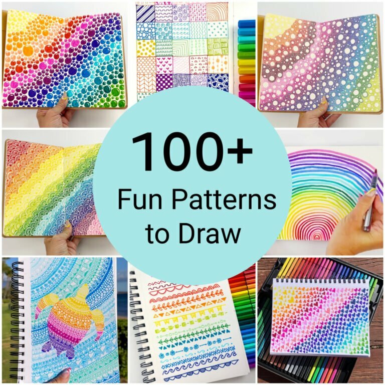 100+ Patterns To Draw: Cool and Inspiring Patterns