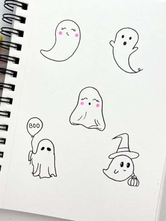 How to Draw Adorable Ghosts