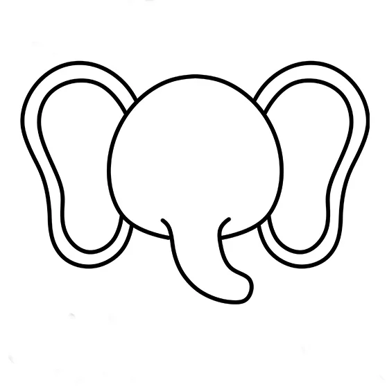 Charging elephant pencil drawing by Vlad-Art-saigonsouth.com.vn
