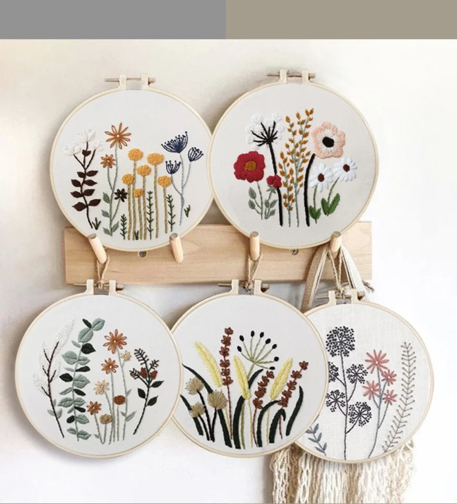 beginner embroidery hoop kit