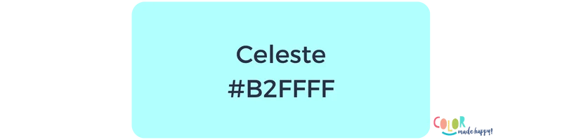 Celeste (Sky Blue) color