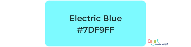 Electric Blue color