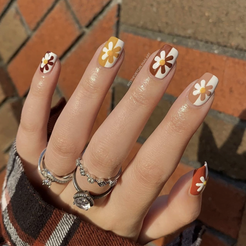 70s Inspired Nails