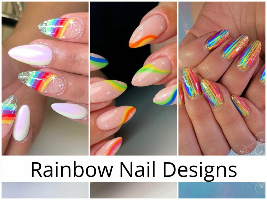 Ideas for Rainbow Nail Designs 