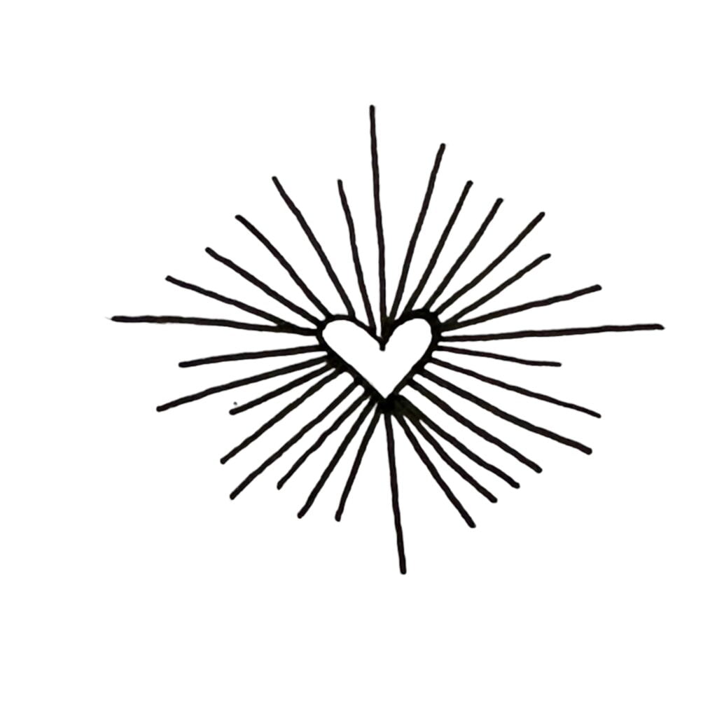 Starburst heart.