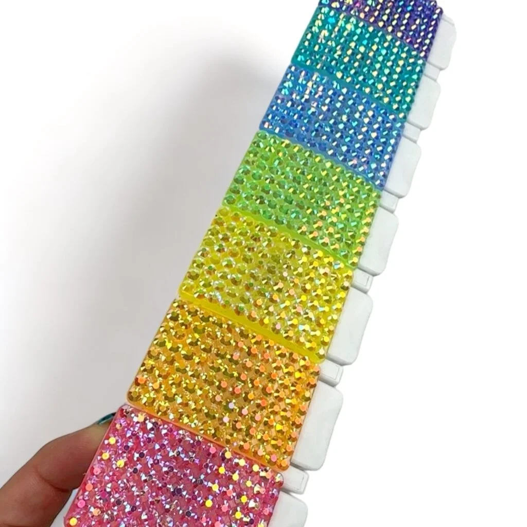 Rhinestone pill case
