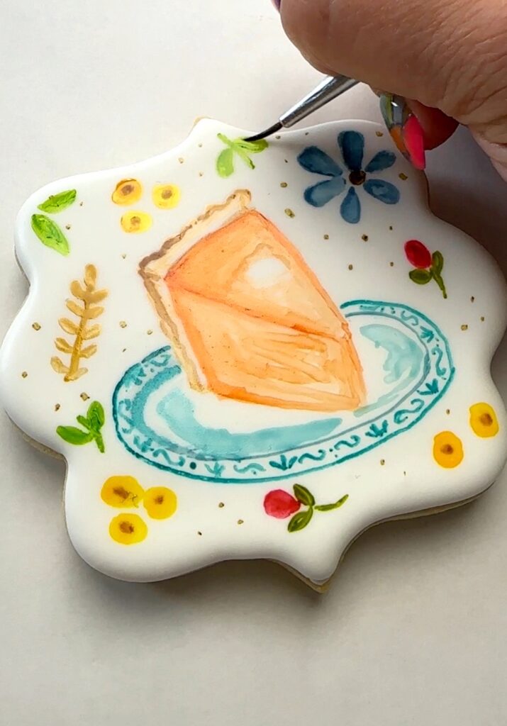 pumpkin pie sugar cookie
