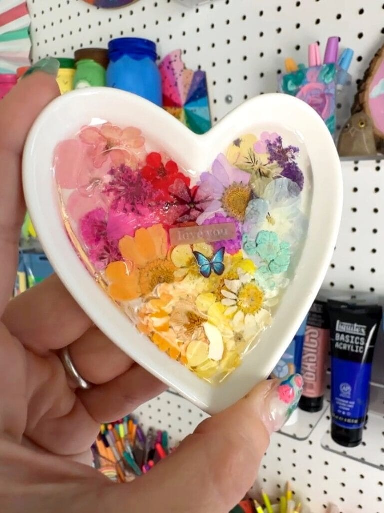 Pressed Flower Dish